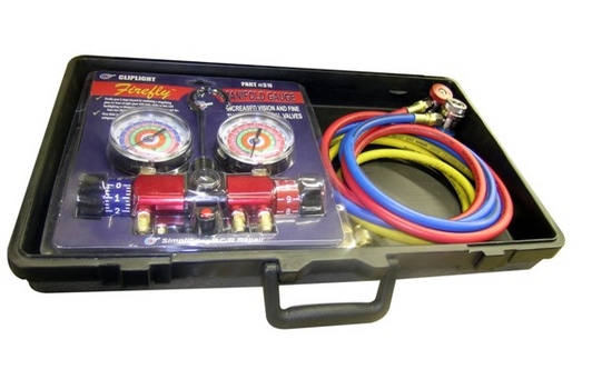 Clip Light Mfg. 309KIT Vision AC Manifold Gauge Set image