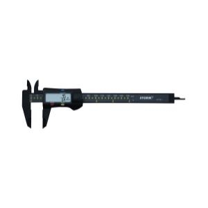 Central Tools 3C351 Carbon Fiber Digital Caliper w/Fractional Display image