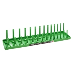Hansen Global 1203 1/2" DR SAE Regular & Deep Socket Holder - Green image