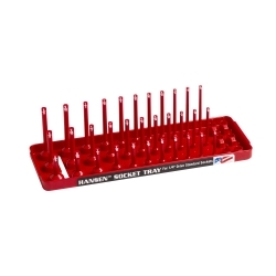 Hansen Global 14013 1/4" Drive Fractional 3 Row Socket Tray image