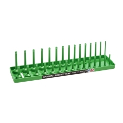 Hansen Global 3804 3/8" DR Metric Regular & Deep Socket Holder -Green image