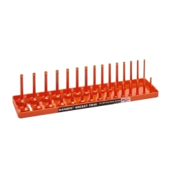 Hansen Global 3806 3/8" DR Metric Regular & Deep Socket Holder-Orange image