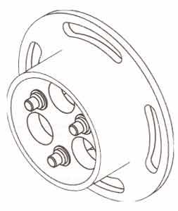 Saturn / GM 2.2 Water Pump Holding Tool SPX J-43651 image