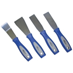 K Tool International KTI-70005 4-piece Scraper Set with Stainless Steel Blades image