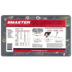 Master Appliance 11824 135PC Crimp, Solder & Seal Connector Kit image