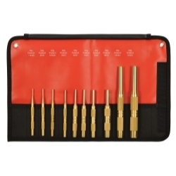 Mayhew 61387 10PC BRASS PIN PUNCH SET, METRIC image