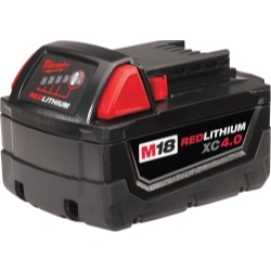 Milwaukee Electric Tools 48-11-1840 M18 REDLITHIUM XC4.0 BATTERY PACK image