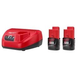 Milwaukee Electric Tools 48-11-2432P Milwaukee 2-Pack of M12 3.0 CP 12V Batterie image