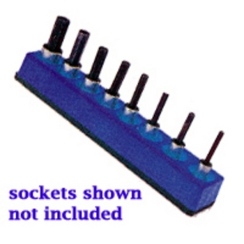 Mechanics Time Saver 380 SOC HOL 3/8U MAG BLUE NEON image