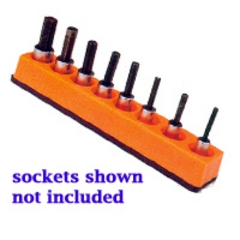 Mechanics Time Saver 384 SOC HOL 3/8U MAG ORANGE SOLAR image