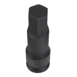 Sunex 36473 SOC 1/4 3/8D IMP HEX 6PT MALE BLK image