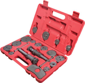 Sunex SUN 3930 Disc Brake Caliper 18 Piece Tool Set image