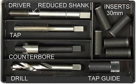 TIME-SERT 1015D30 Metric M10X1.5 Flush Surface Thread Repair Kit image