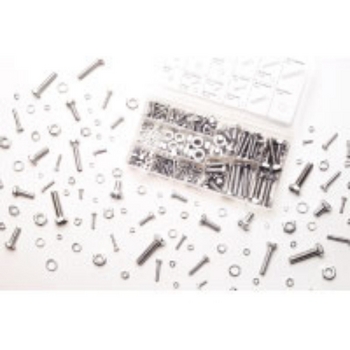 Wilmar W5334 240 Pc. Zinc Nut & Bolt Hardware Kit image