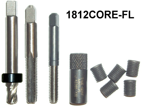 Time Sert 1812 CORE-FL M8x1.25 Transmission Pan Thread Repair Kit image